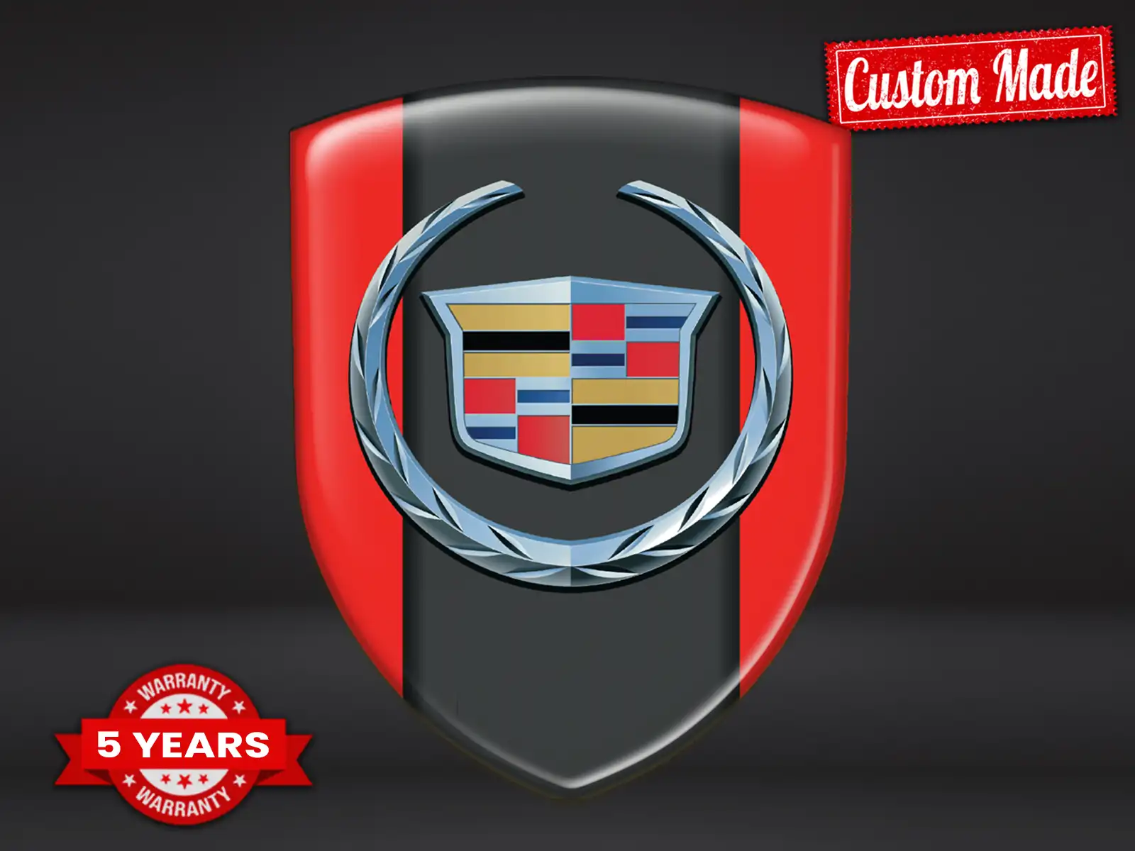 Cadillac Emblemas Silicona Auto Duraderos Máximo Estilo Pro ST